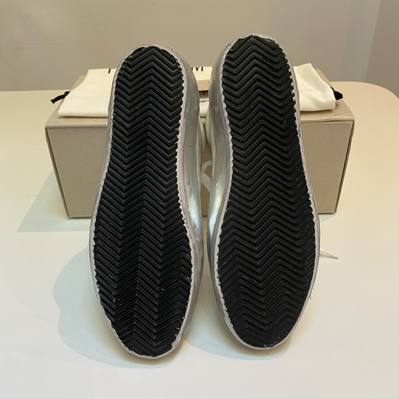 Golden Goose Mid Star Sneaker White Leather/Ice/Blue/Yellow/Metallic sz 38 NIB - Picture 10 of 14